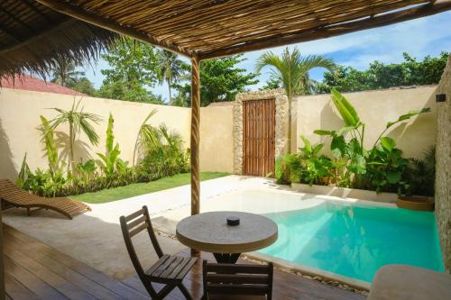 Nala Villas — villa interior terrace and garden view